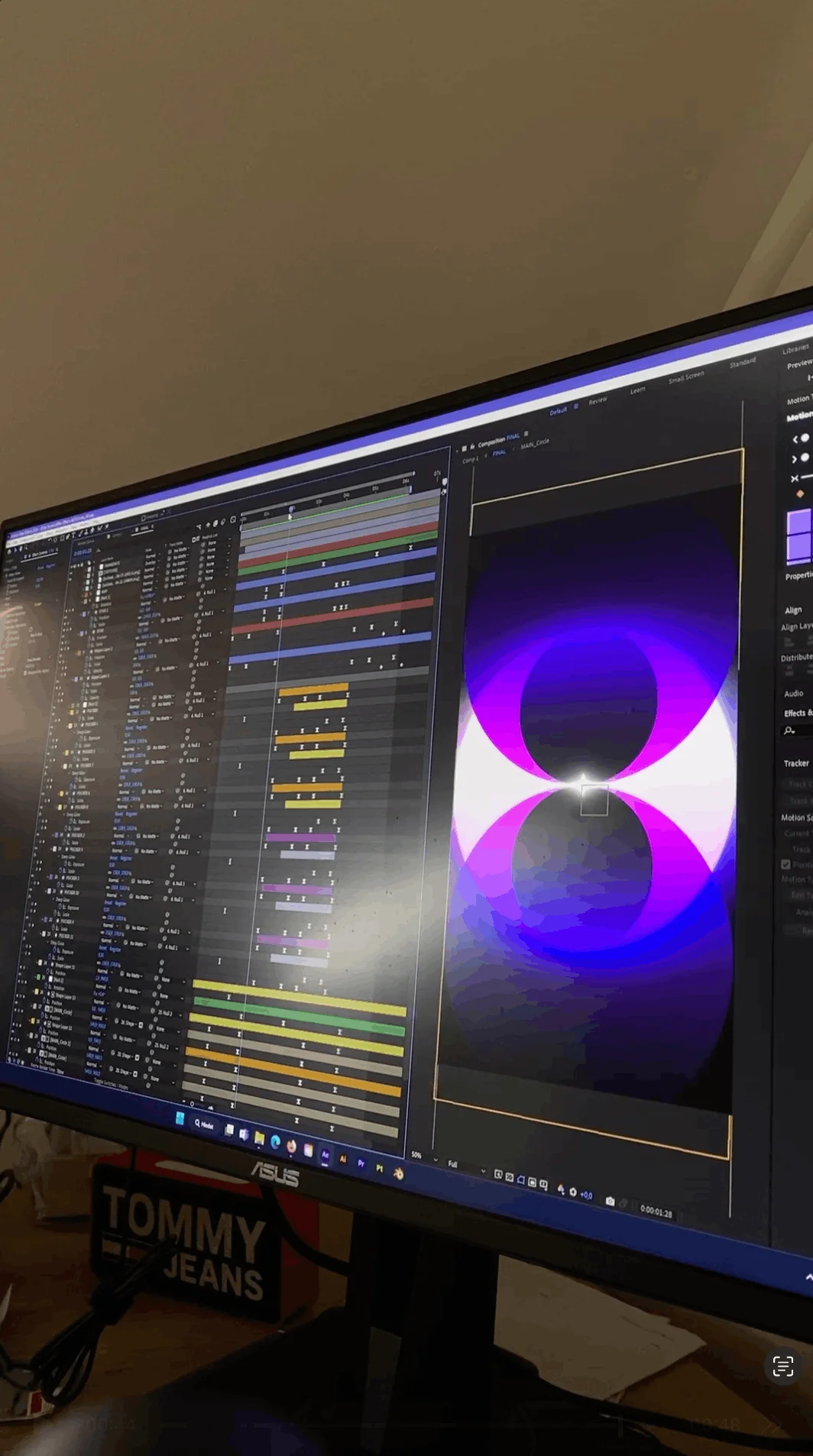 Screenshot of the project